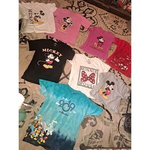 SALE!! 8 FUN Mickey Mouse & Minnie Mouse Adult Size Small to Large T-shirts